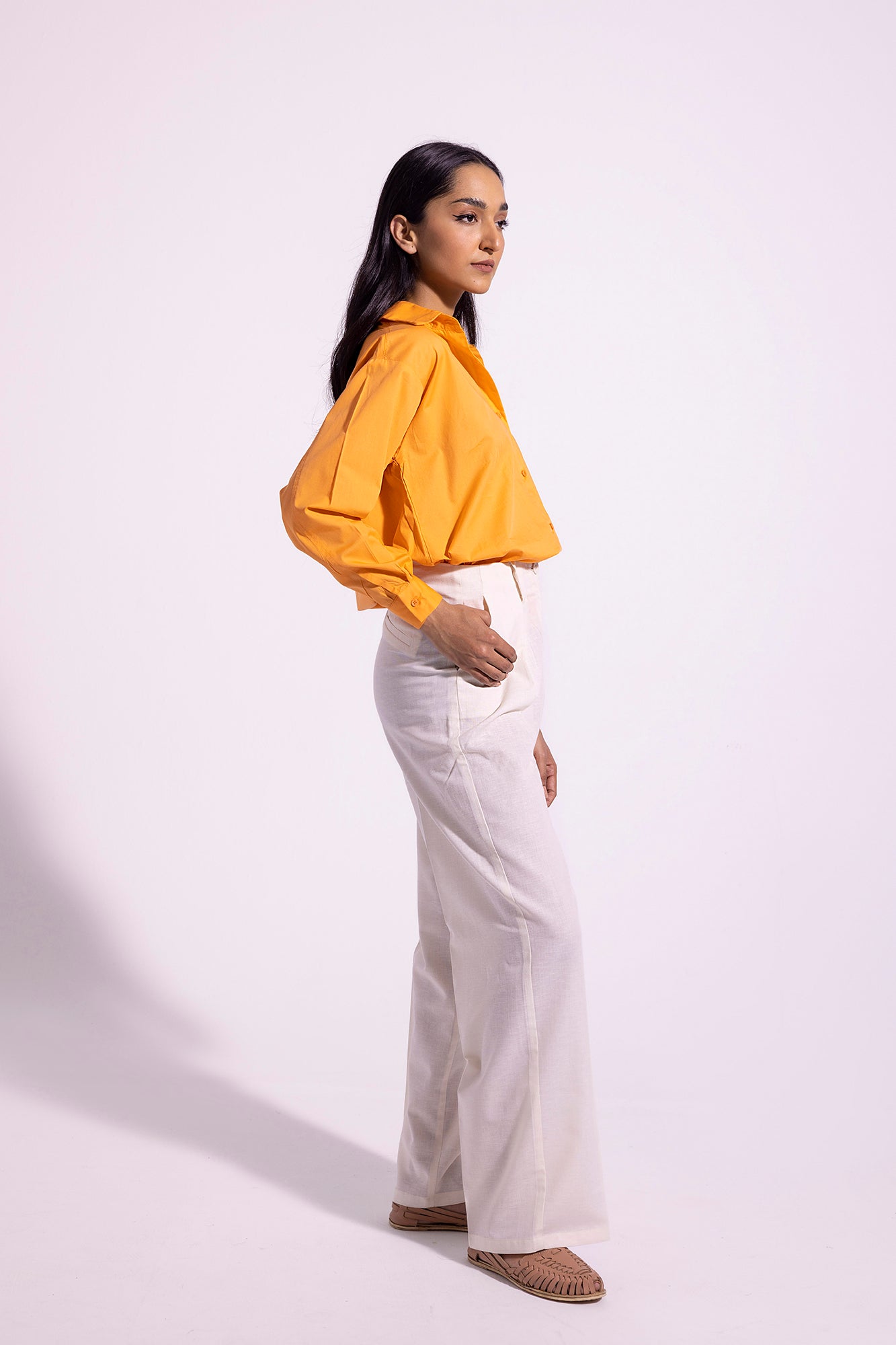 Ethnic - SOLID BUTTON DOWN SHIRT (E0825/108/208)