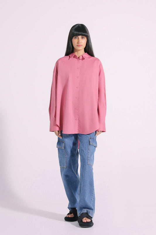 Ethnic - SOLID BUTTON DOWN SHIRT (E0828/108/424)