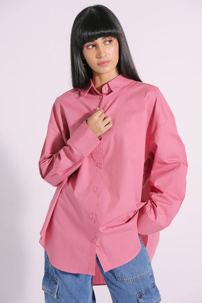 Ethnic - SOLID BUTTON DOWN SHIRT (E0828/108/424)