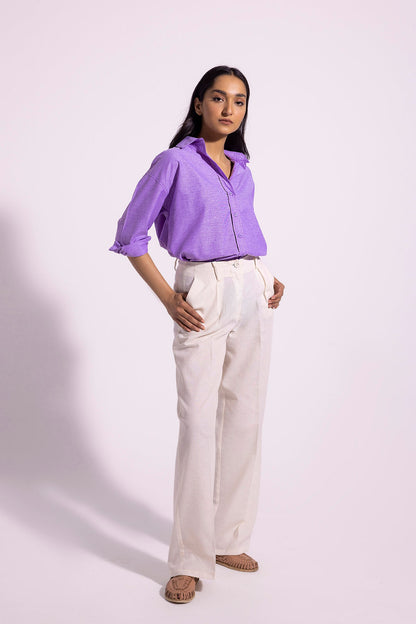 Ethnic - SOLID BUTTON DOWN SHIRT (E0833/108/512)