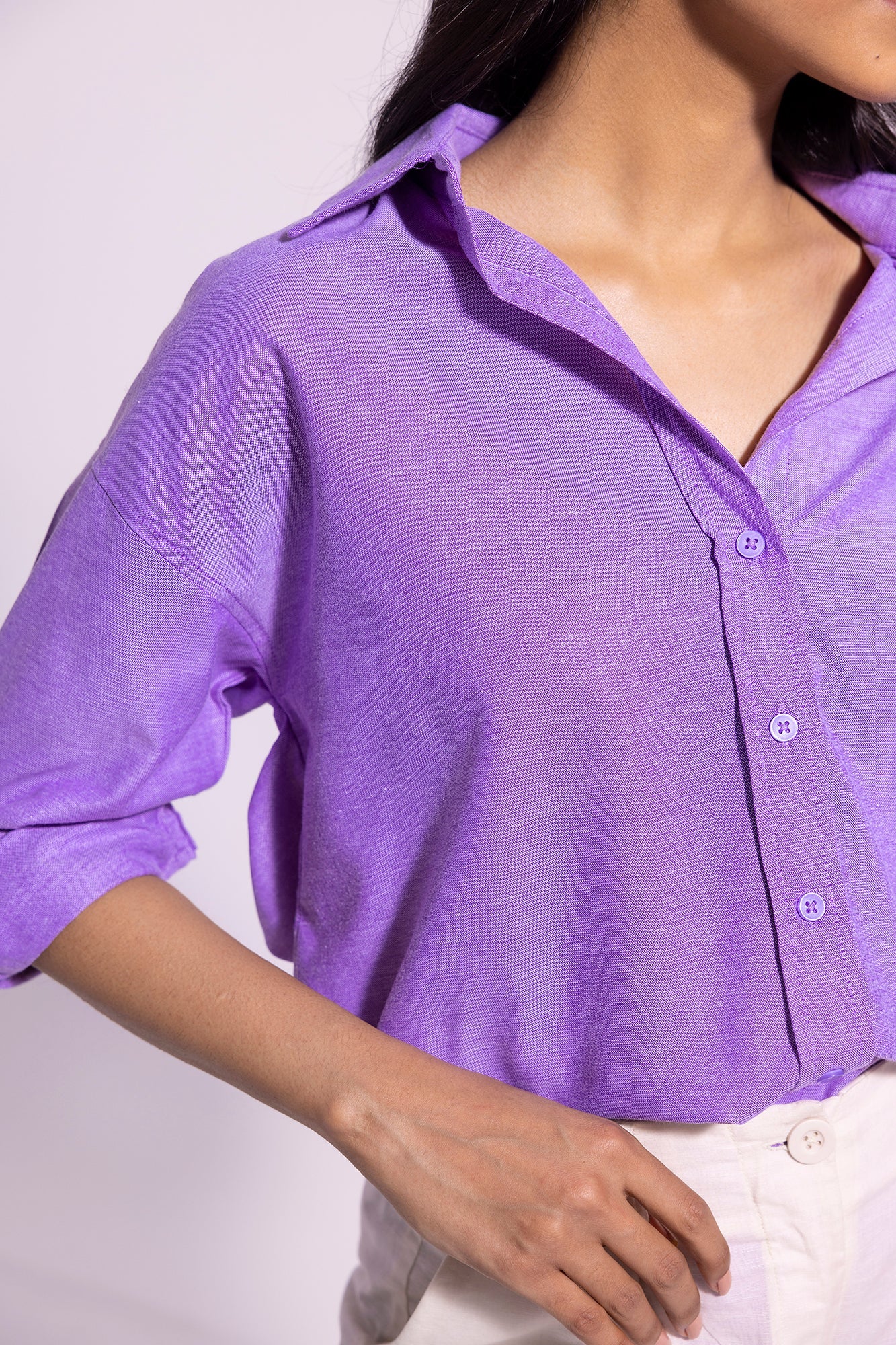 Ethnic - SOLID BUTTON DOWN SHIRT (E0833/108/512)