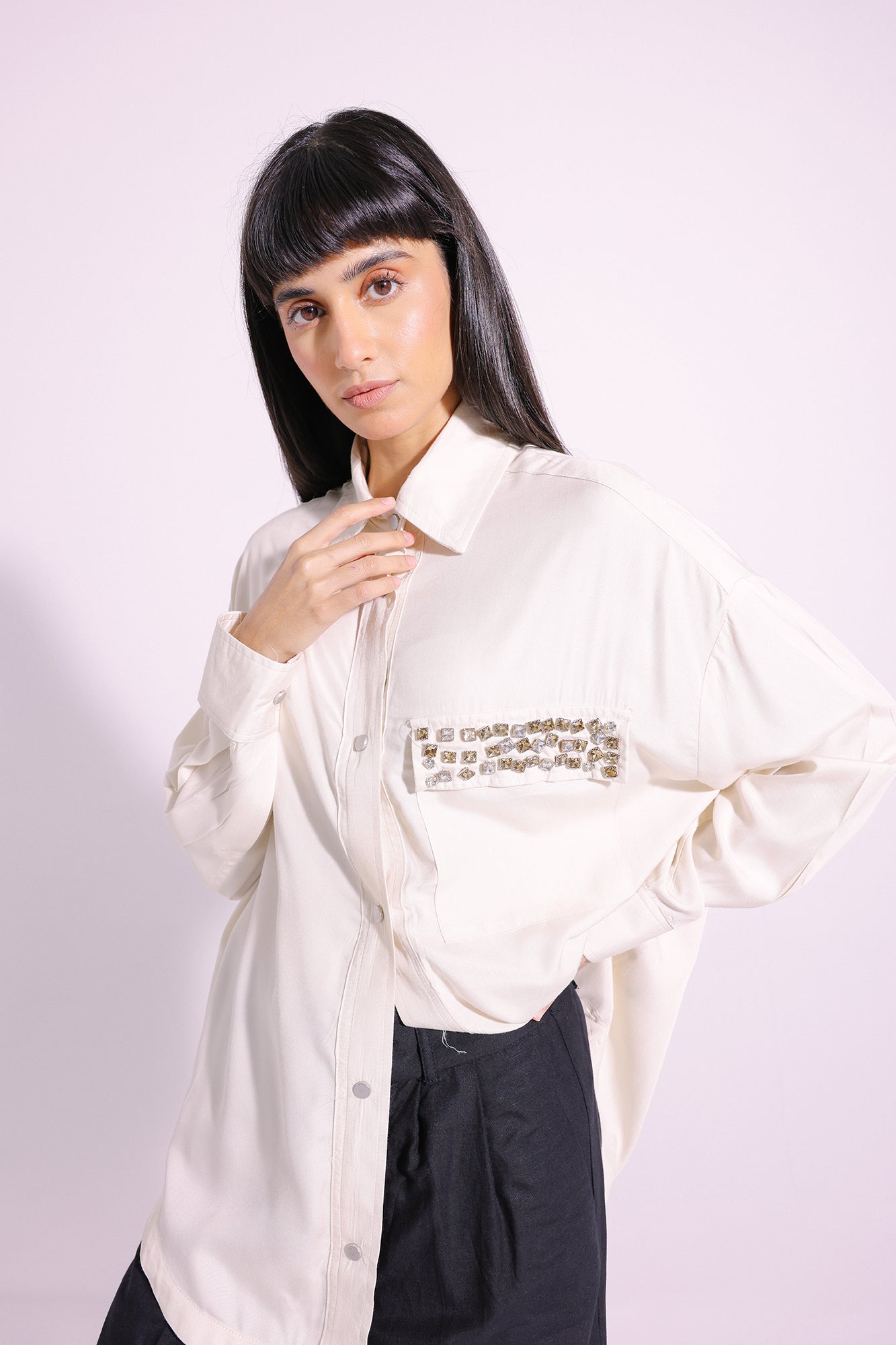 Ethnic - EMBELLISHED TOP (E0844/108/002)