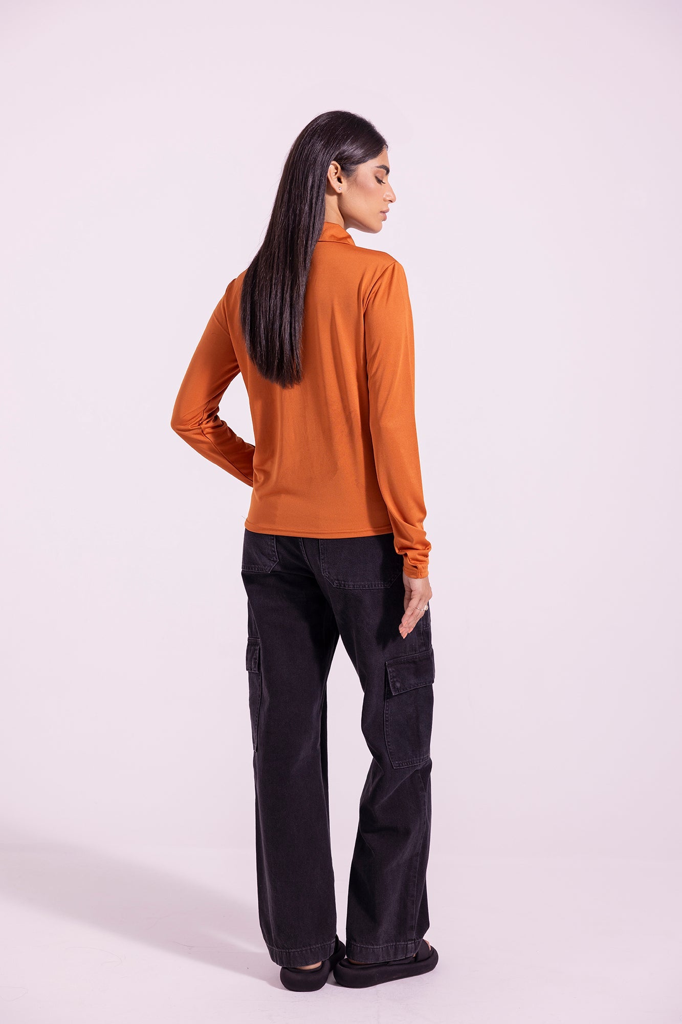 Ethnic - SOLID BUTTON DOWN TOP (E0871/108/015)