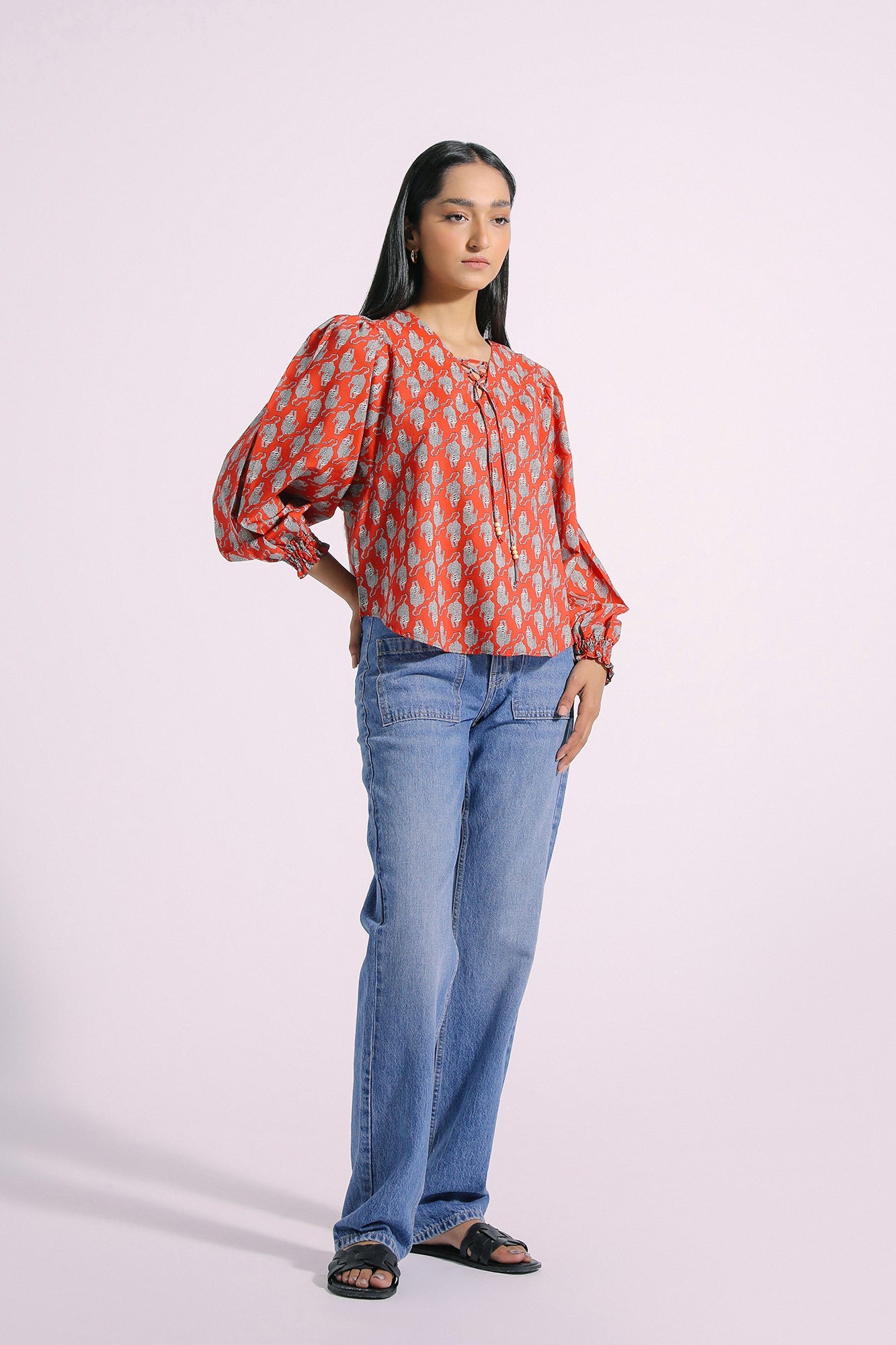 Ethnic - PRINTED TOP (E0950/101/307)