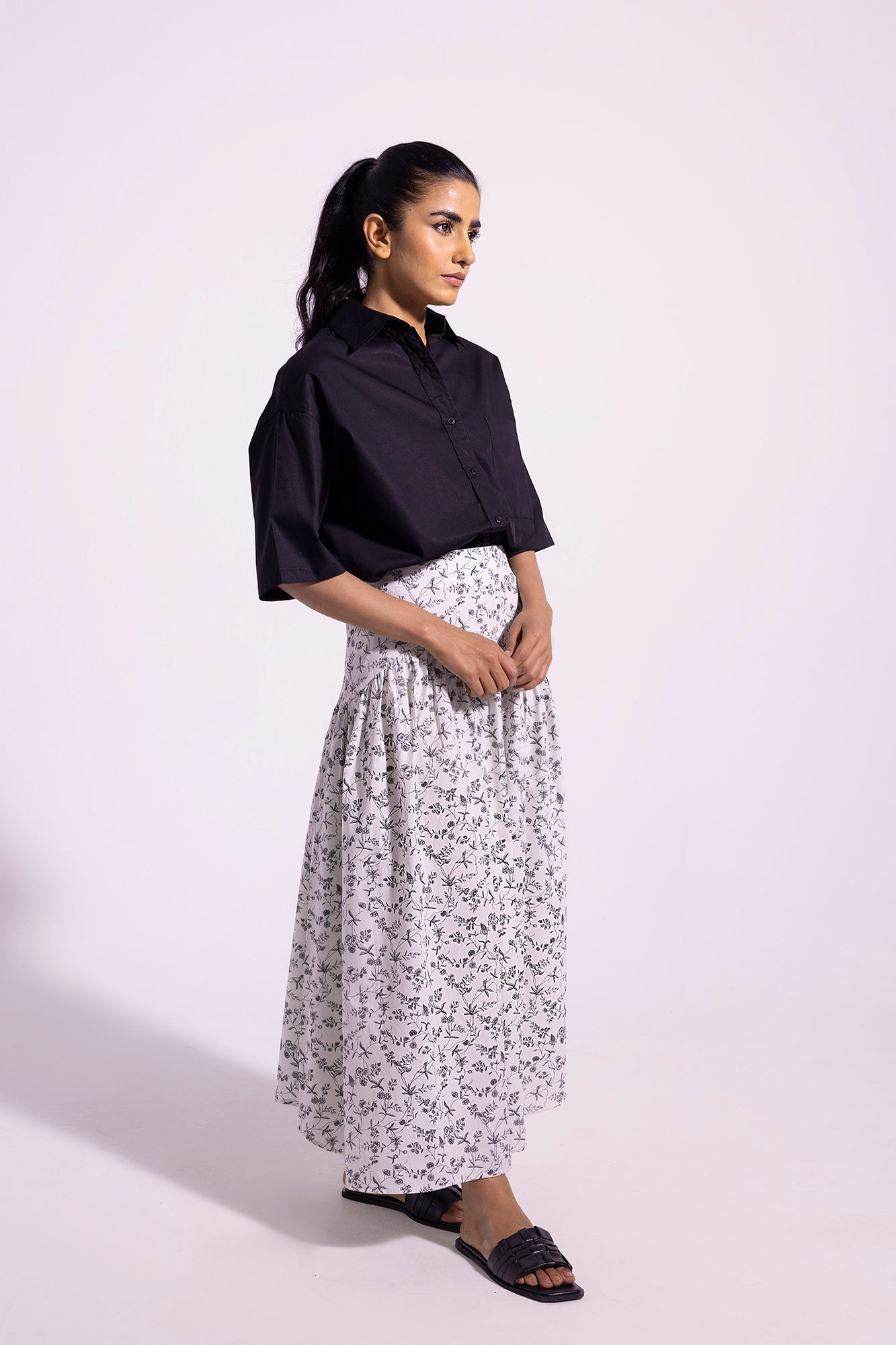 Ethnic - PRINTED SKIRT (E0987/108/003)