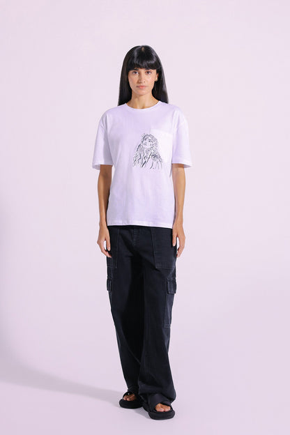 Ethnic - PRINTED T-SHIRT (E1013/108/001)