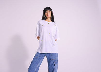 Ethnic - EMBELLISHED T-SHIRT (E1014/108/001)