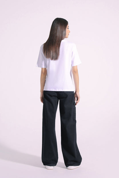 Ethnic - EMBROIDERED T-SHIRT (E1015/108/001)