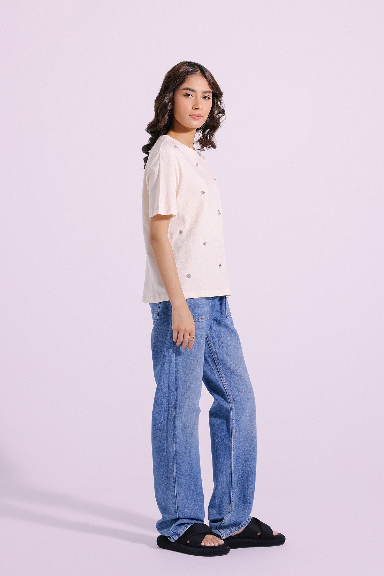 Ethnic - EMBELLISHED T-SHIRT (E1016/108/110)