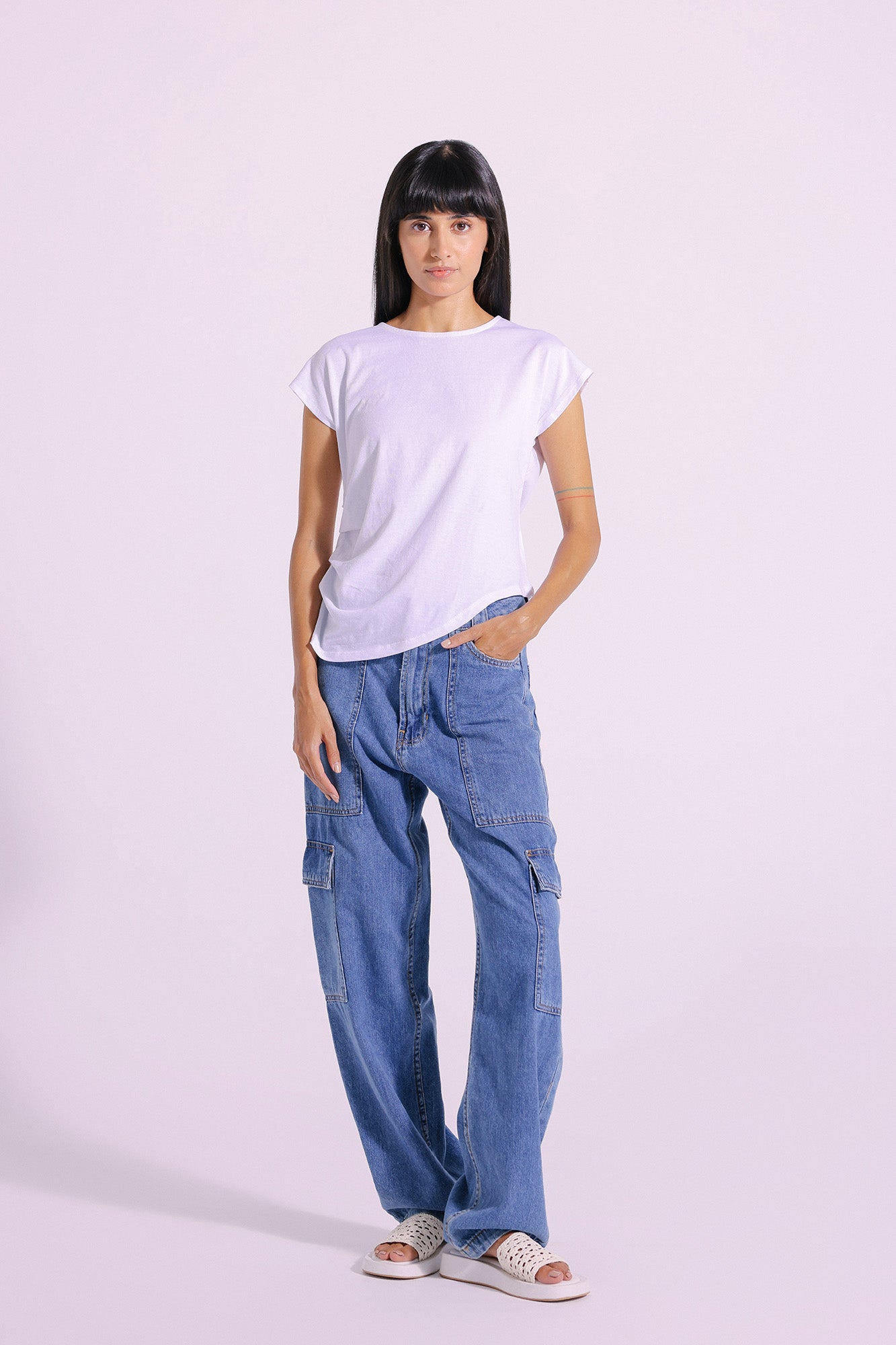 Ethnic - SOLID T-SHIRT (E1029/108/001)