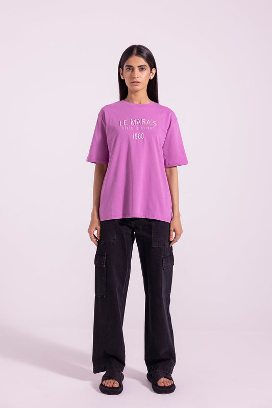 Ethnic - EMBROIDERED T-SHIRT (E1038/108/411)