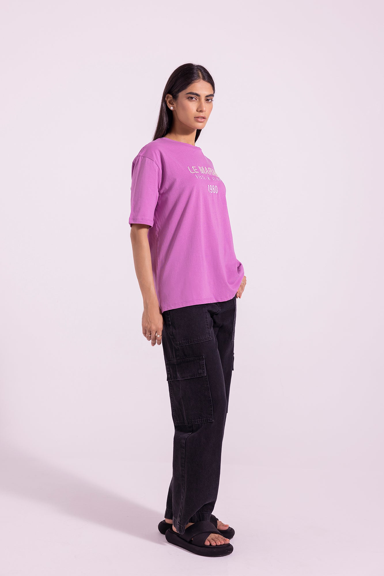 Ethnic - EMBROIDERED T-SHIRT (E1038/108/411)