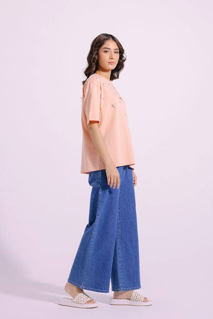 Ethnic - EMBELLISHED T-SHIRT (E1044/108/808)