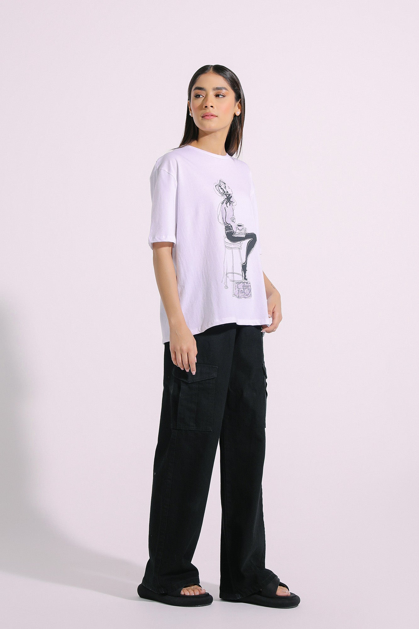 Ethnic - PRINTED T-SHIRT (E1045/108/001)