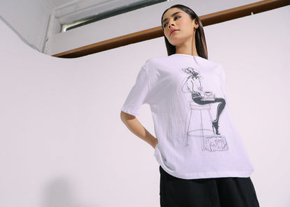 Ethnic - PRINTED T-SHIRT (E1045/108/001)