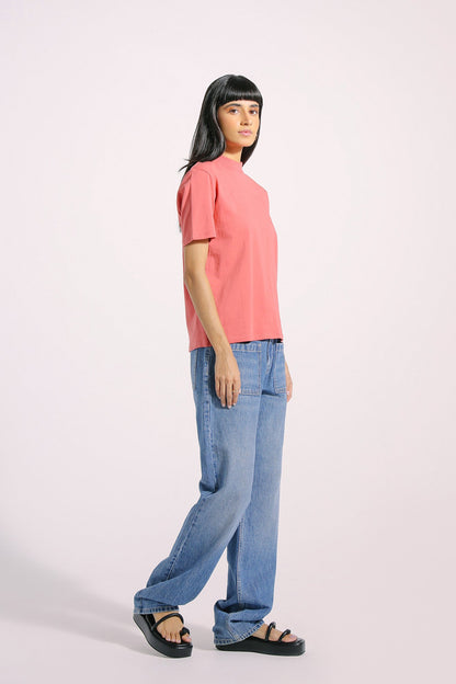 Ethnic - HALF SLEEVES T-SHIRT (E1051/108/301)