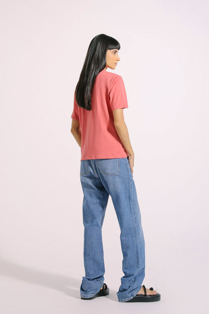 Ethnic - HALF SLEEVES T-SHIRT (E1051/108/301)