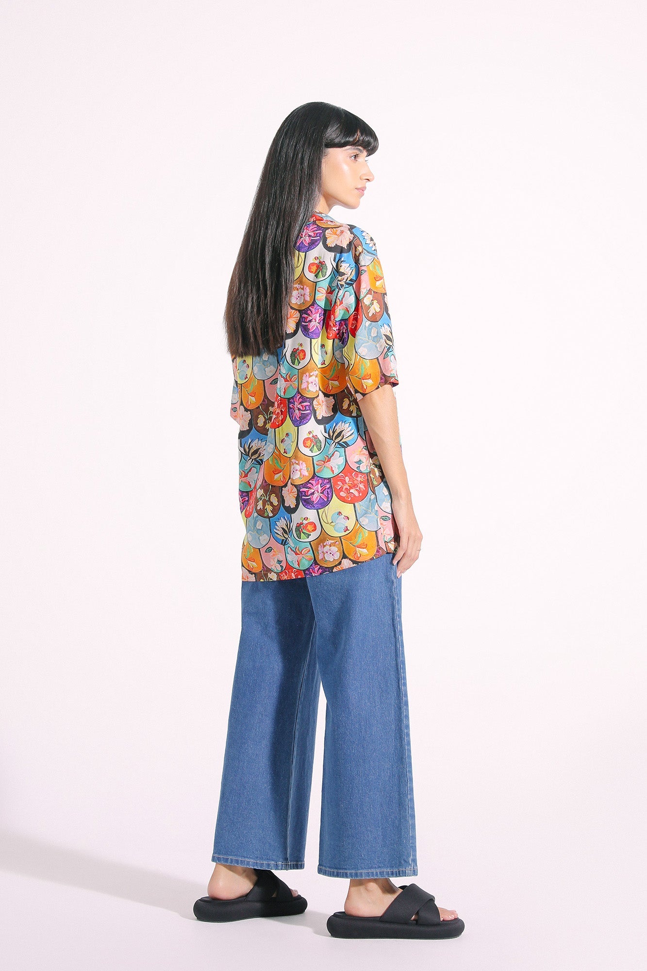 Ethnic - PRINTED BUTTON DOWN SHIRT (E1063/108/214)