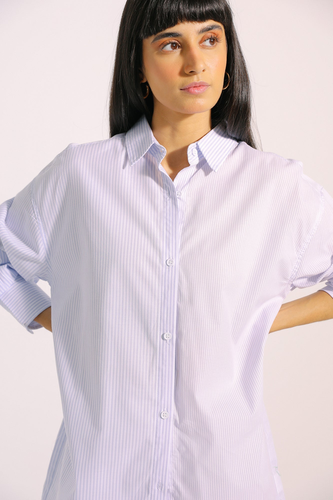 Ethnic - PRINTED BUTTON DOWN SHIRT (E1076/108/617)