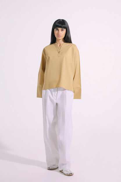 Ethnic - SOLID V NECK TOP (E1082/108/113)