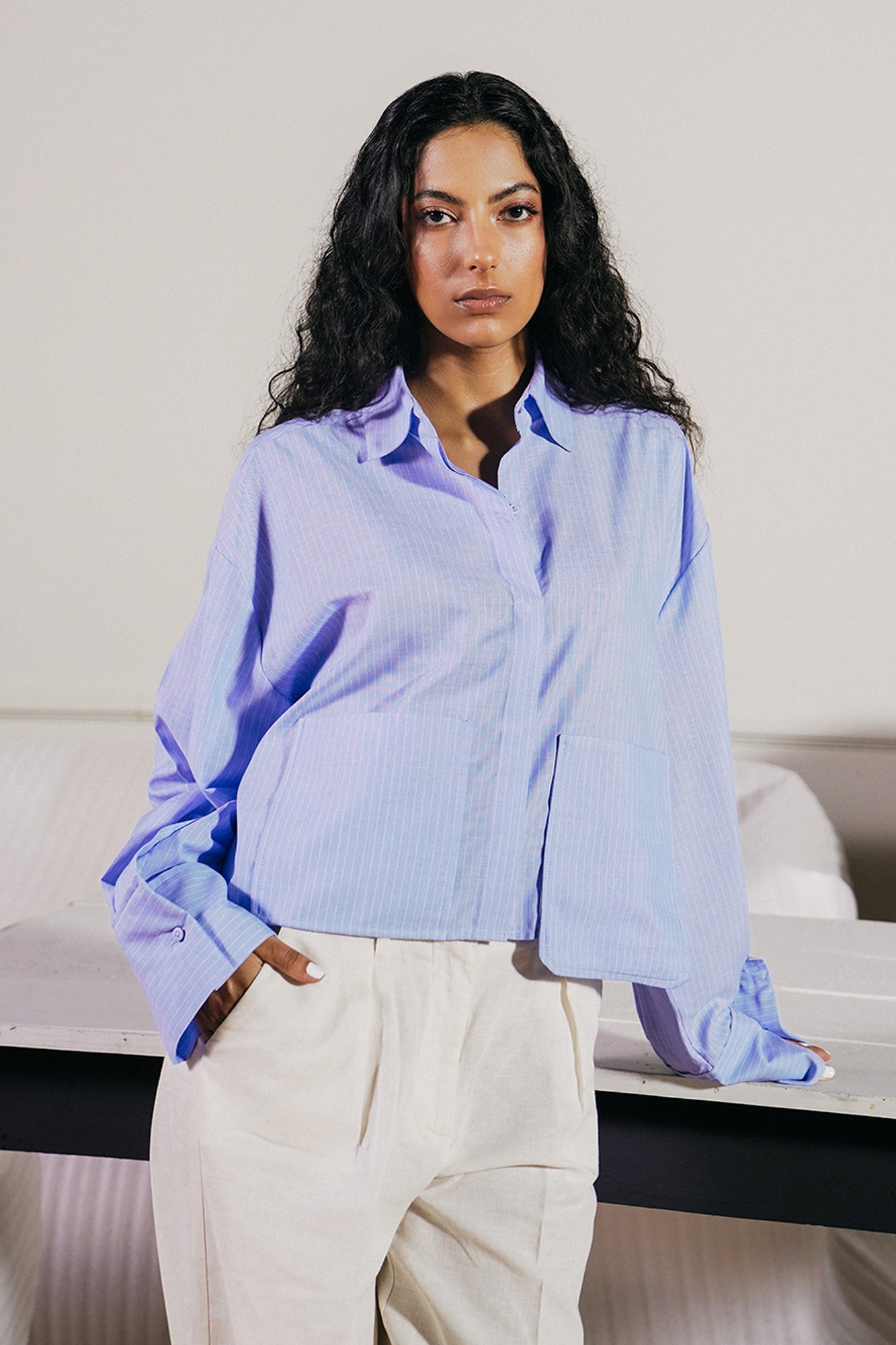 Ethnic - BUTTON DOWN TOP (E1085/108/631)