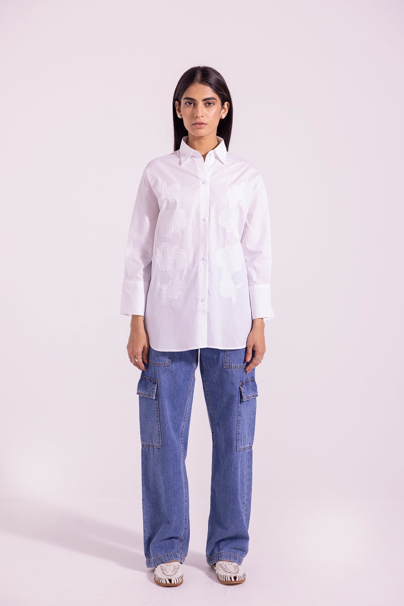 Ethnic - EMBROIDERED SHIRT (E1086/108/001)