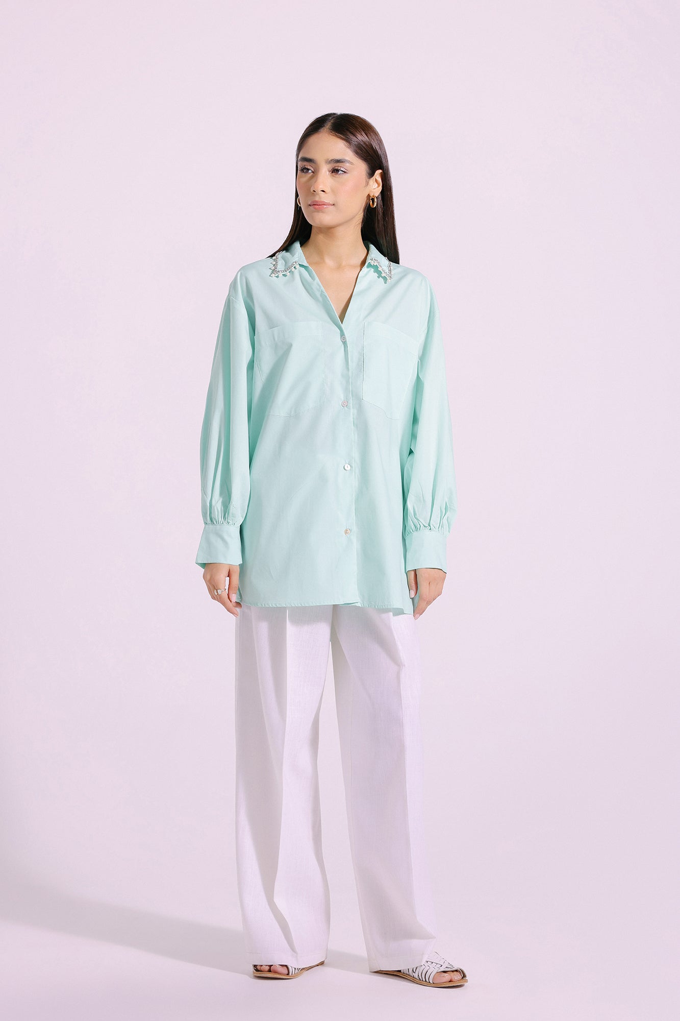 Ethnic - BUTTON DOWN SHIRT (E1087/108/714)