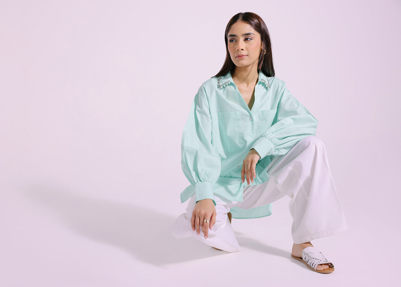 Ethnic - BUTTON DOWN SHIRT (E1087/108/714)