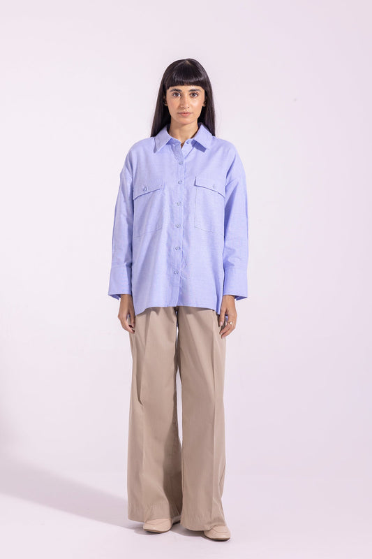 Ethnic - SOLID BUTTON DOWN SHIRT (E1091/108/616)