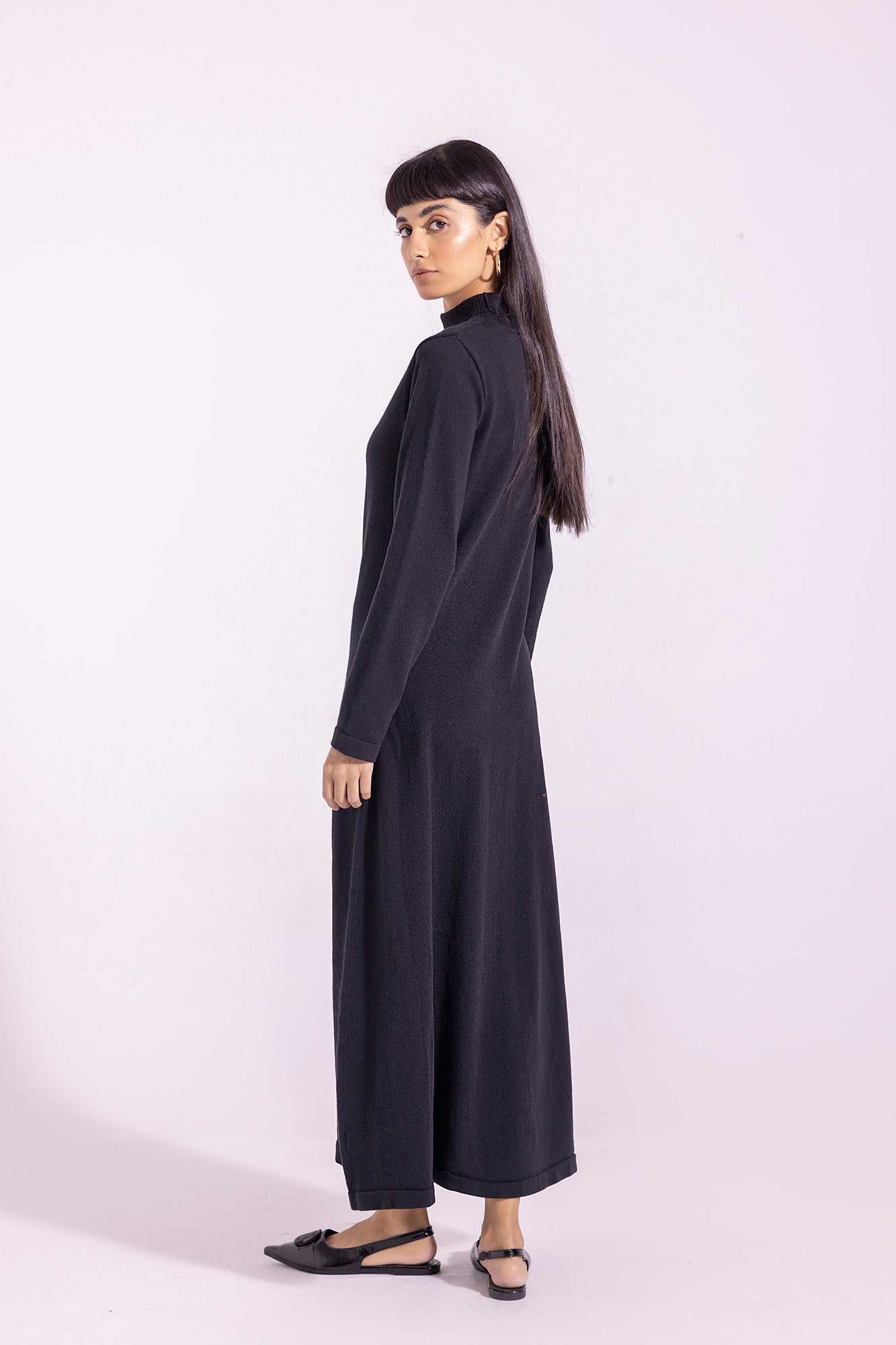 Ethnic - SOLID TURTLE NECK DRESS (E1203/108/902)
