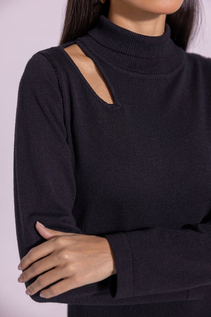 Ethnic - SOLID TURTLE NECK DRESS (E1203/108/902)