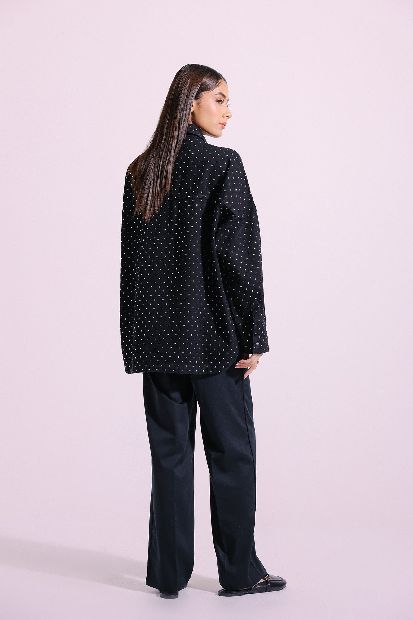 Ethnic - EMBELLISHED OVERSHIRT (E1225/108/902)