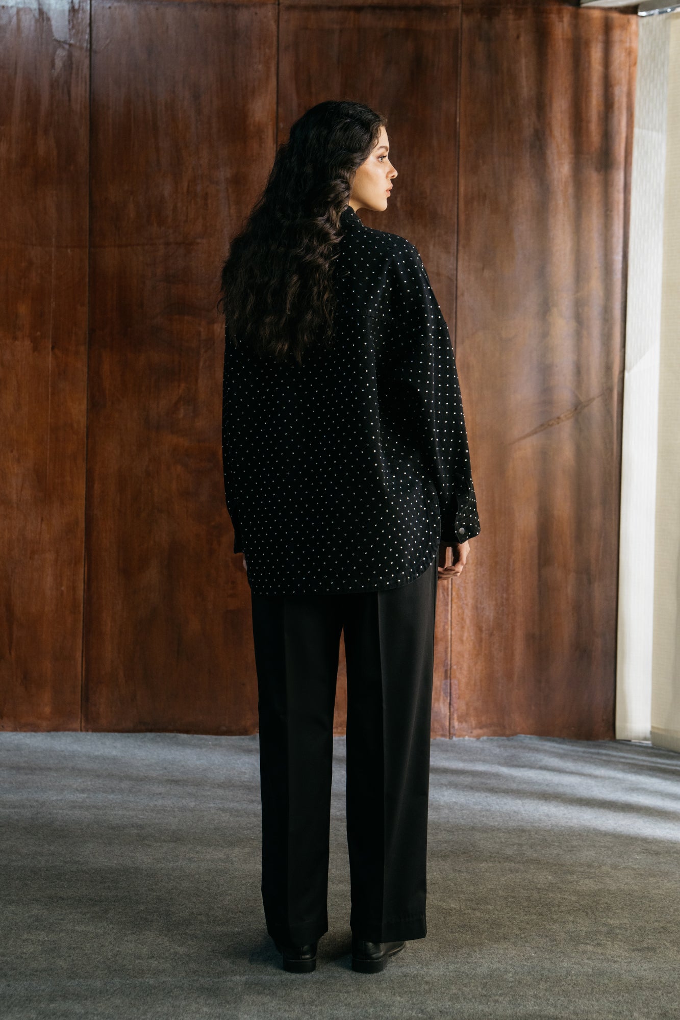 Ethnic - EMBELLISHED OVERSHIRT (E1225/108/902)