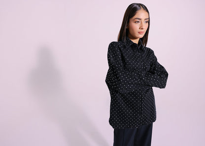 Ethnic - EMBELLISHED OVERSHIRT (E1225/108/902)