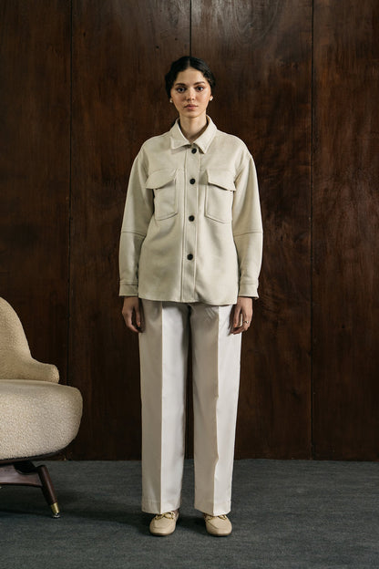 Ethnic - SOLID OVERSHIRT (E1226/108/002)