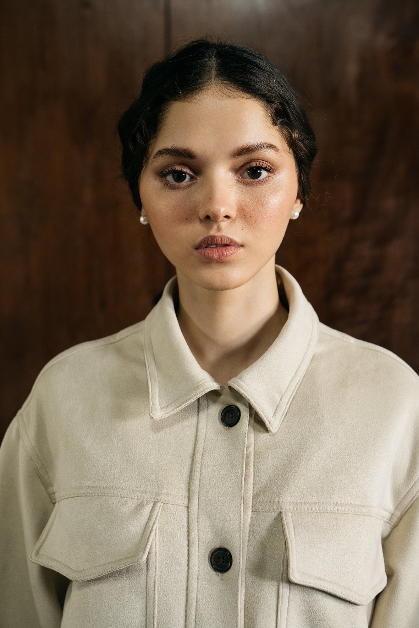 Ethnic - SOLID OVERSHIRT (E1226/108/002)