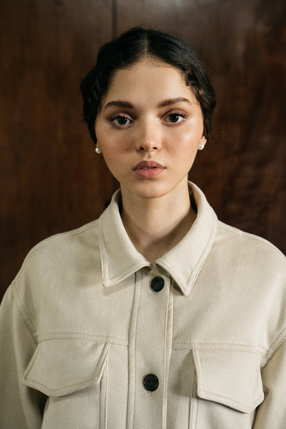 Ethnic - SOLID OVERSHIRT (E1226/108/002)