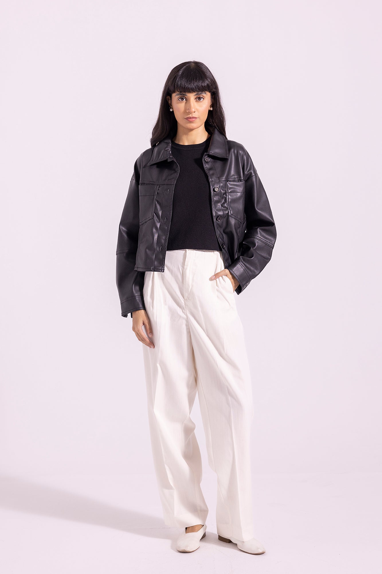 Ethnic - LEATHER JACKET (E1229/108/902)