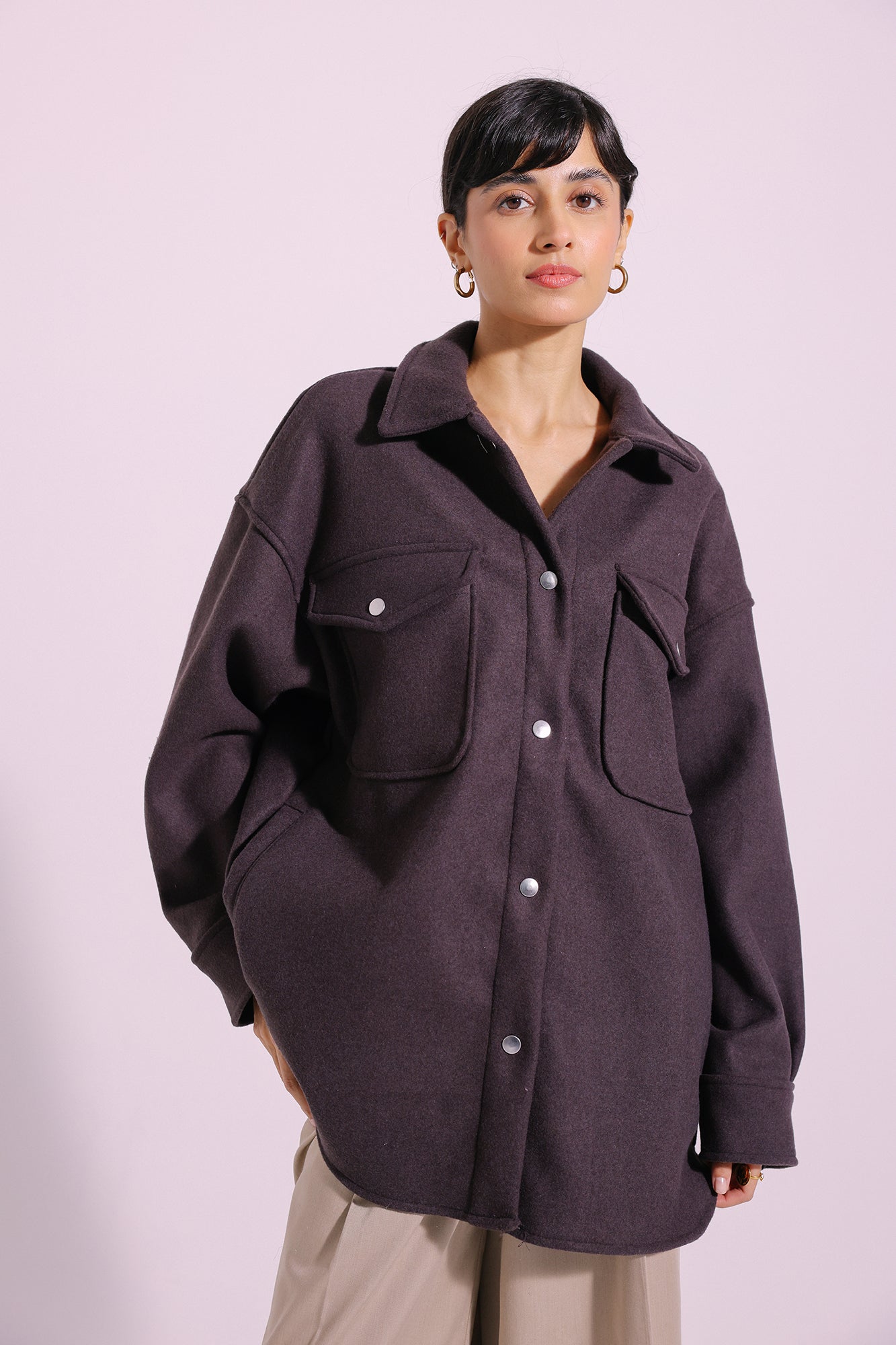 Ethnic - SOLID OVER SHIRT (E1231/108/802)