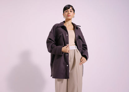 Ethnic - SOLID OVER SHIRT (E1231/108/802)