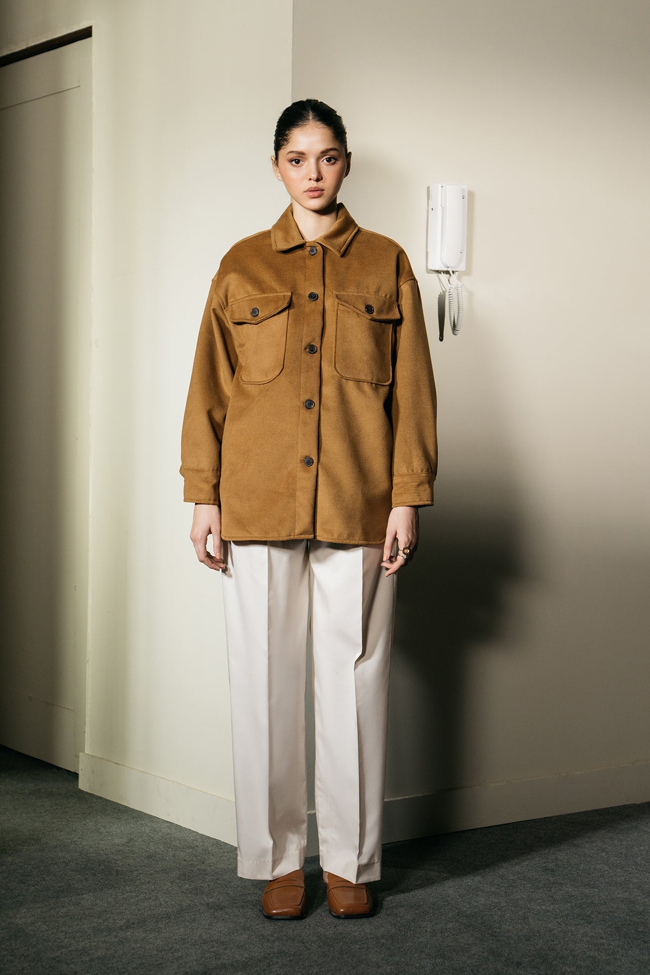 Ethnic - SOLID OVERSHIRT (E1234/108/804)