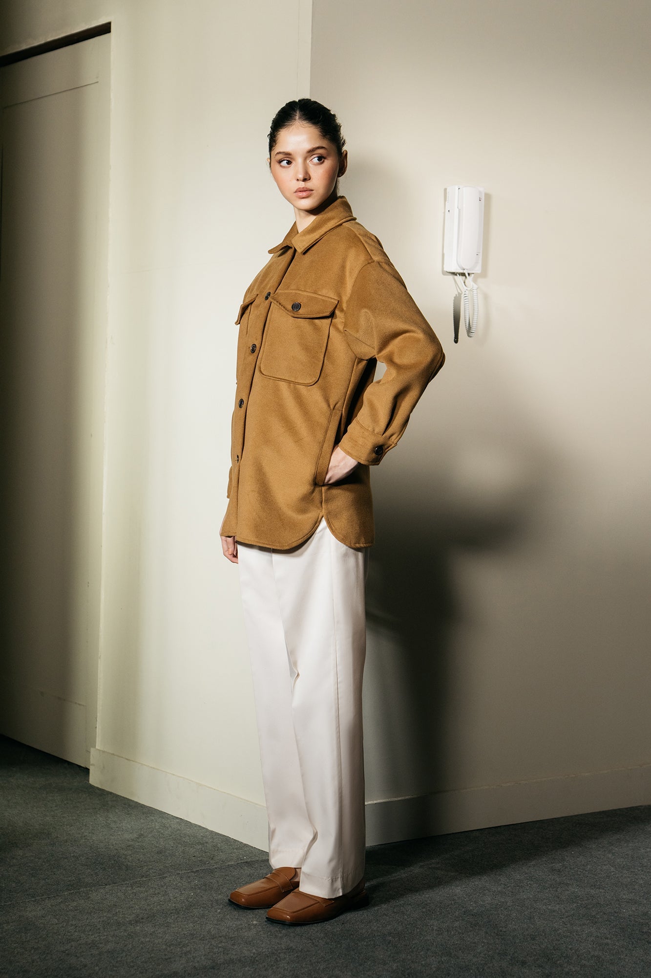 Ethnic - SOLID OVERSHIRT (E1234/108/804)