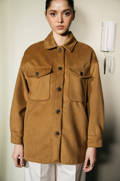 Ethnic - SOLID OVERSHIRT (E1234/108/804)