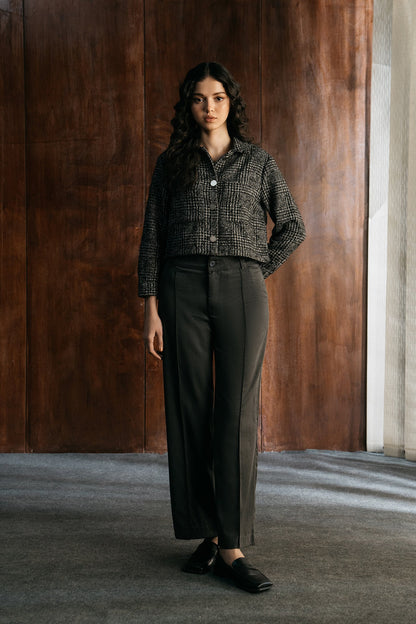 Ethnic - CHECKERED OVERSHIRT (E1235/108/906)