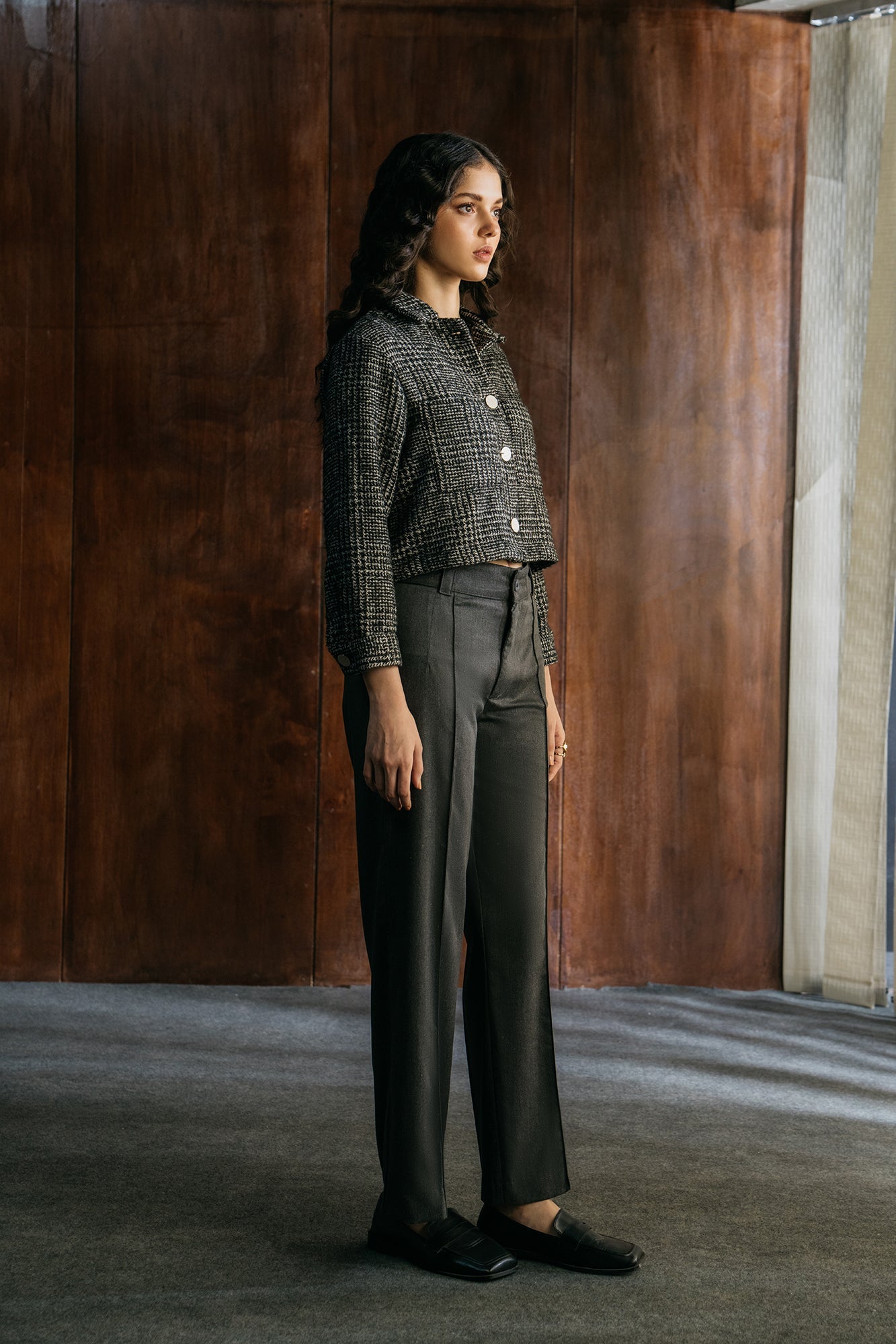 Ethnic - CHECKERED OVERSHIRT (E1235/108/906)