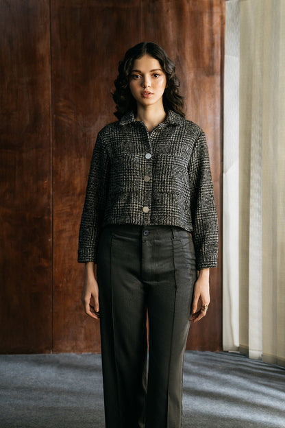 Ethnic - CHECKERED OVERSHIRT (E1235/108/906)