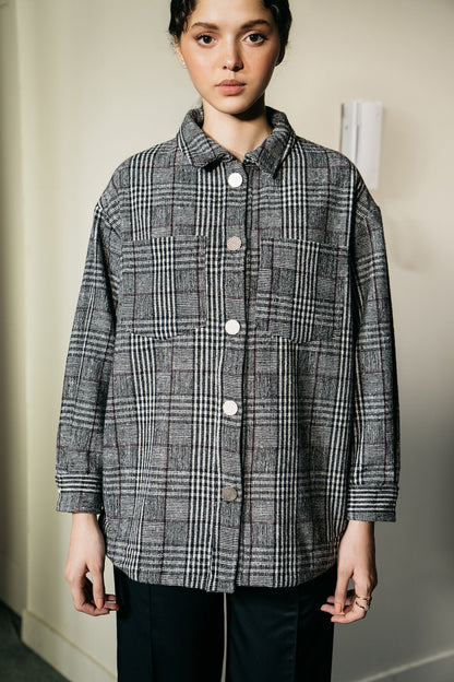 Ethnic - CHECKERED OVERSHIRT (E1237/108/906)