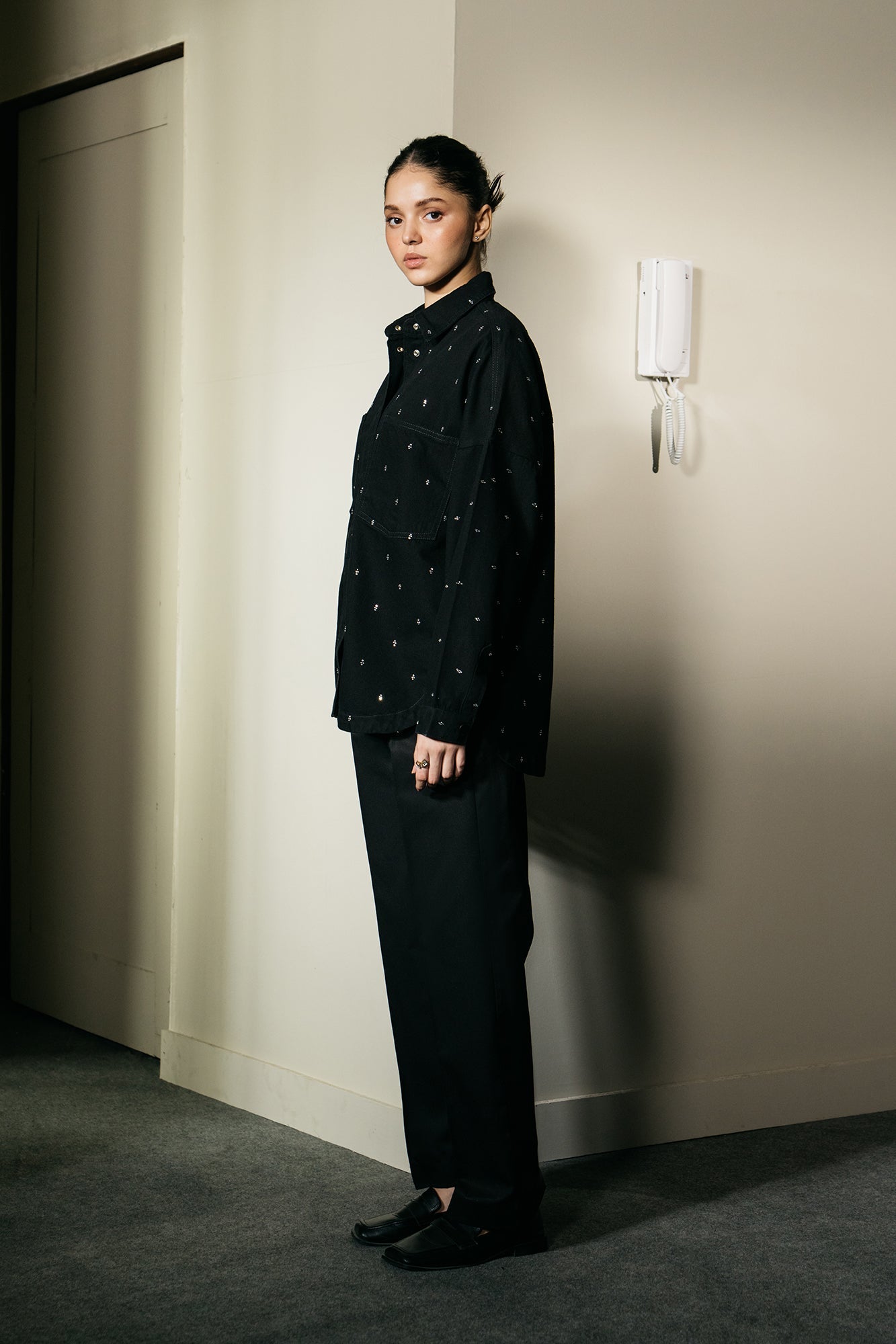 Ethnic - EMBELLISHED OVERSHIRT (E1238/108/901)