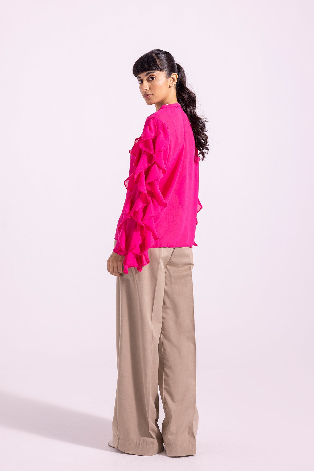 Ethnic - SOLID BUTTON DOWN SHIRT (E1240/108/411)