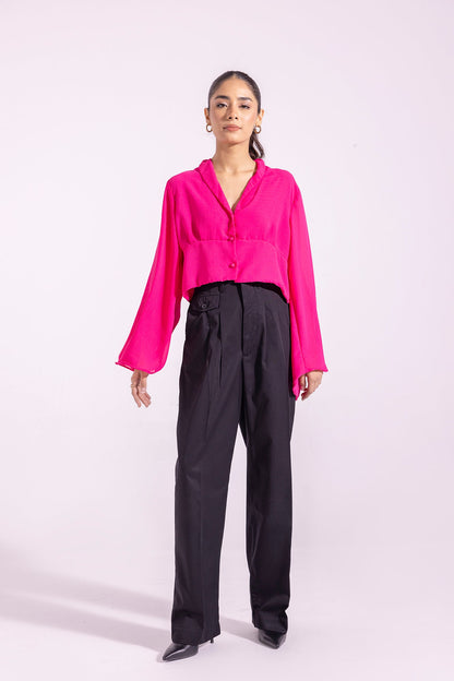 Ethnic - SOLID BUTTON DOWN SHIRT (E1241/108/411)